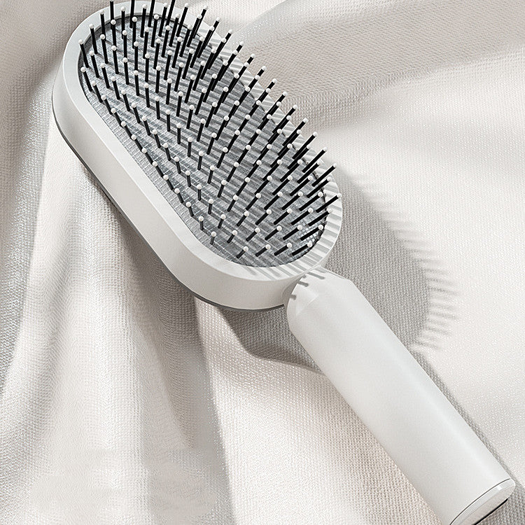 Self-Cleaning Hair Brush - Scalp Massage Detangling Brush for Hair Growth