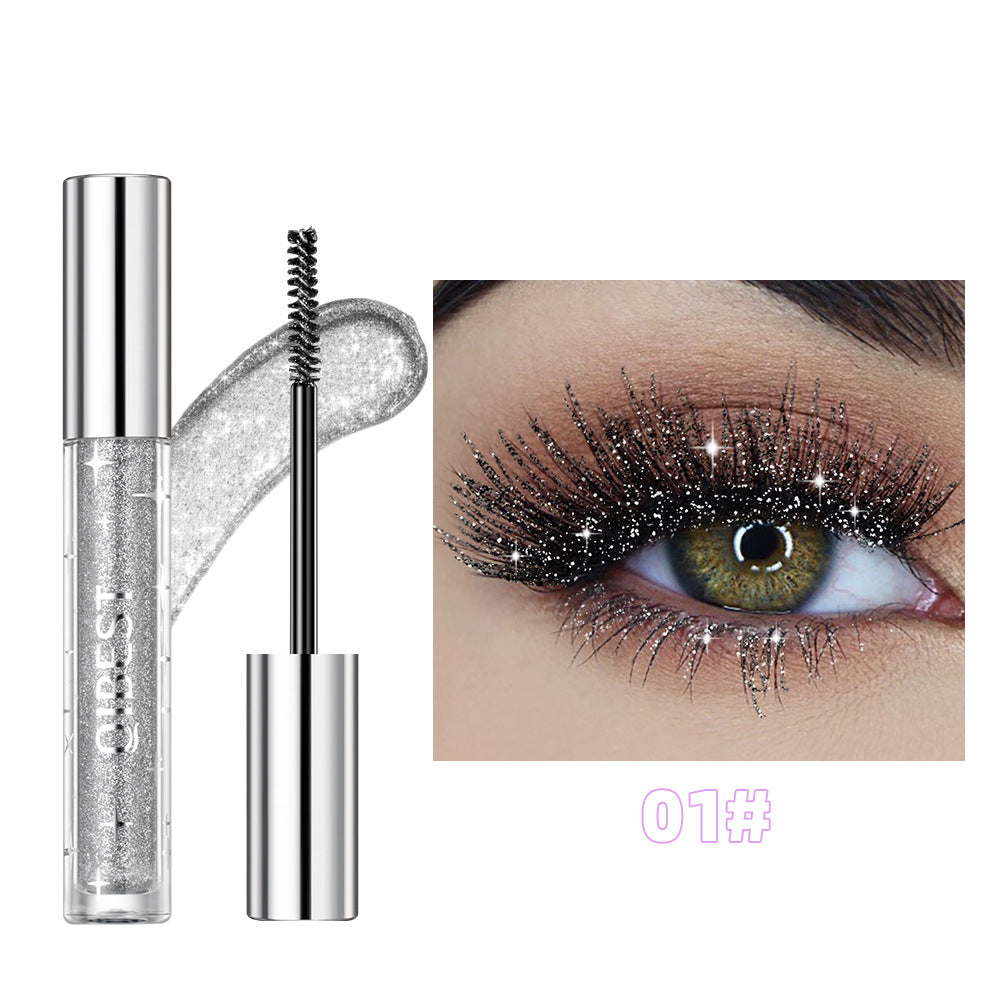 Violet Glitter Mascara - Thick Curling Lash Extension