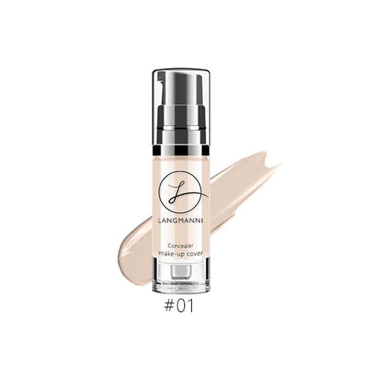 Waterproof Liquid Foundation Concealer - Full Coverage 6ml