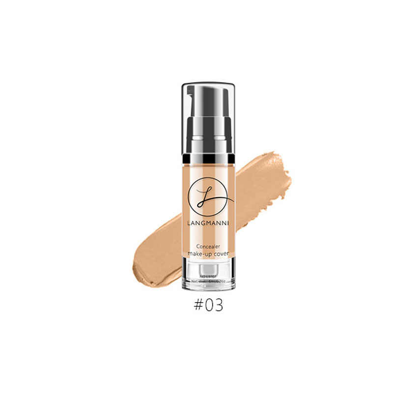 Waterproof Liquid Foundation Concealer - Full Coverage 6ml