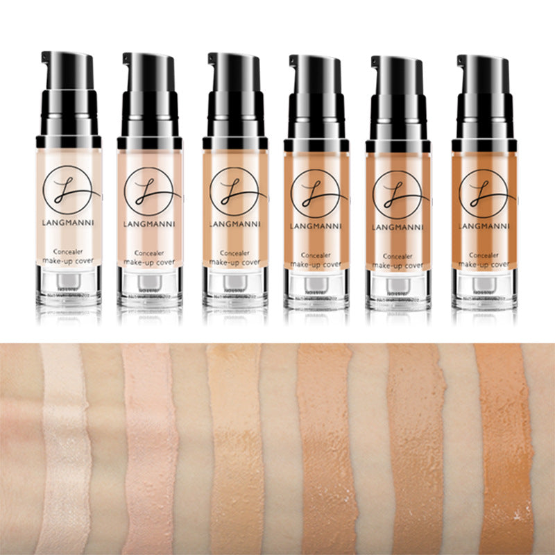 Waterproof Liquid Foundation Concealer - Full Coverage 6ml