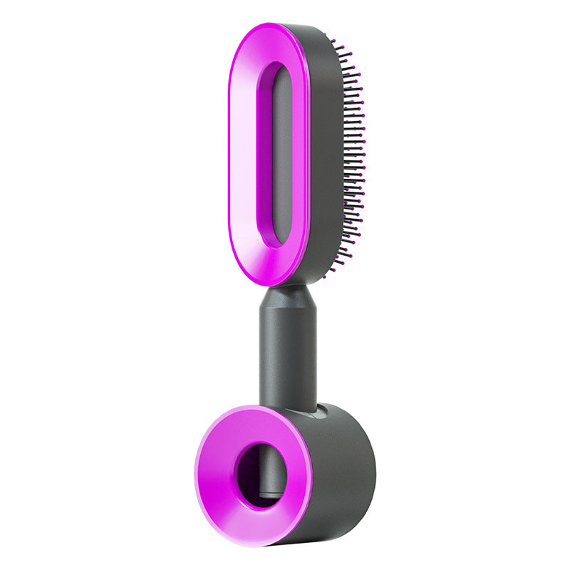 Self-Cleaning Hair Brush - Scalp Massage Detangling Brush for Hair Growth
