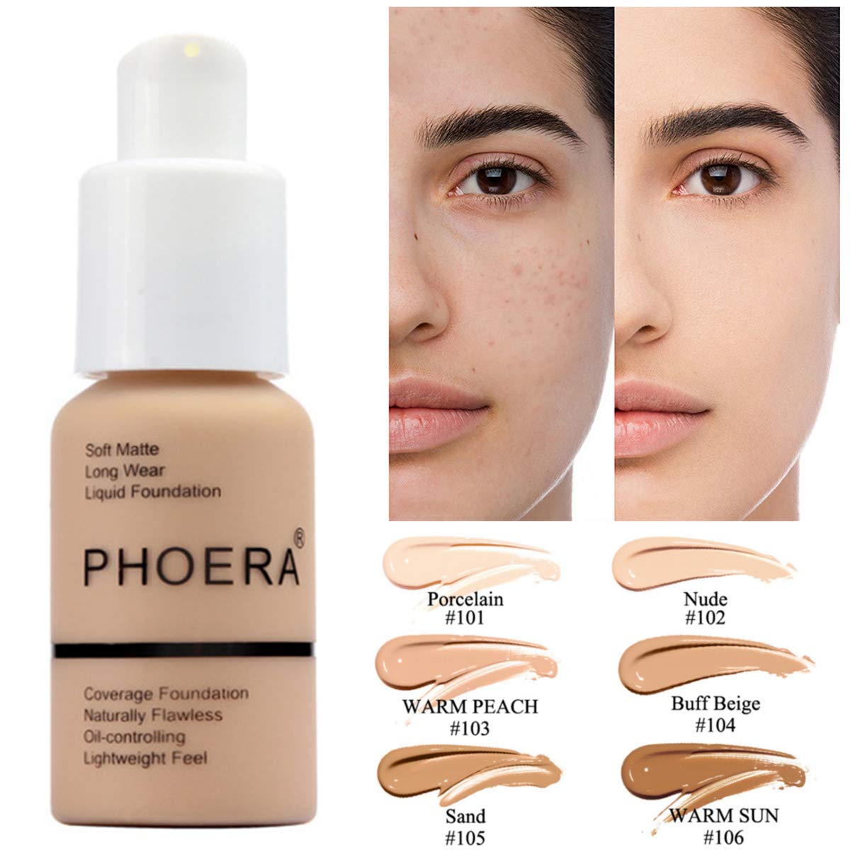 Matte Oil Control Foundation - Press Type Concealer Cream