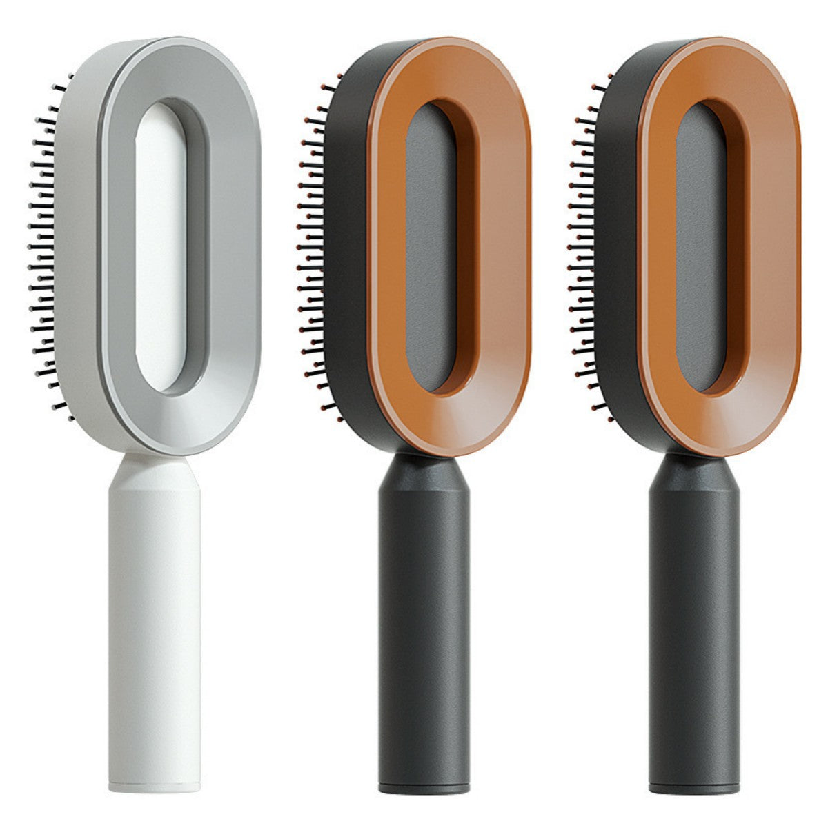 Self-Cleaning Hair Brush - Scalp Massage Detangling Brush for Hair Growth