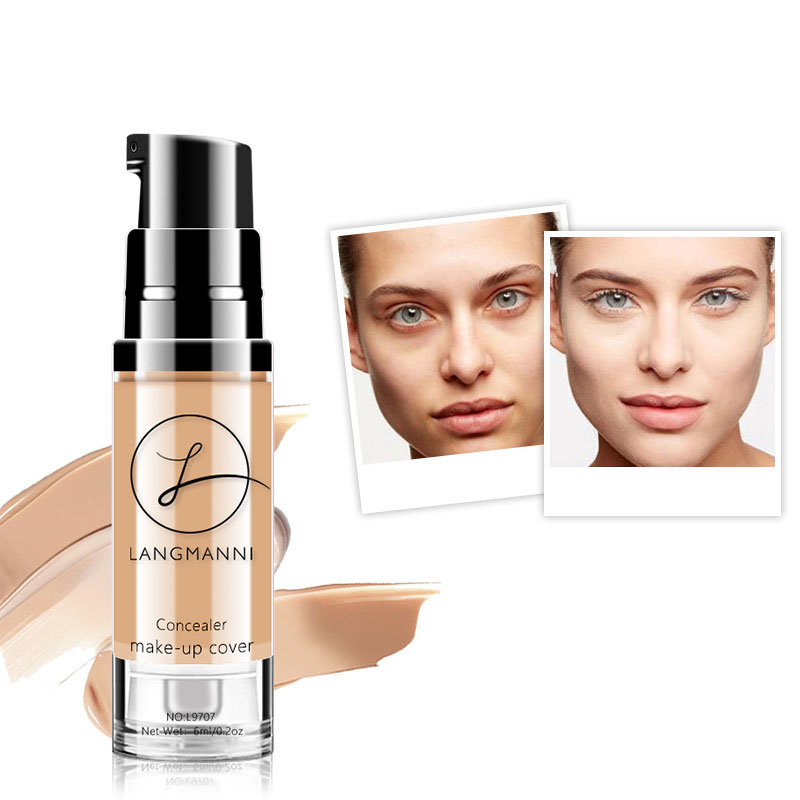 Waterproof Liquid Foundation Concealer - Full Coverage 6ml
