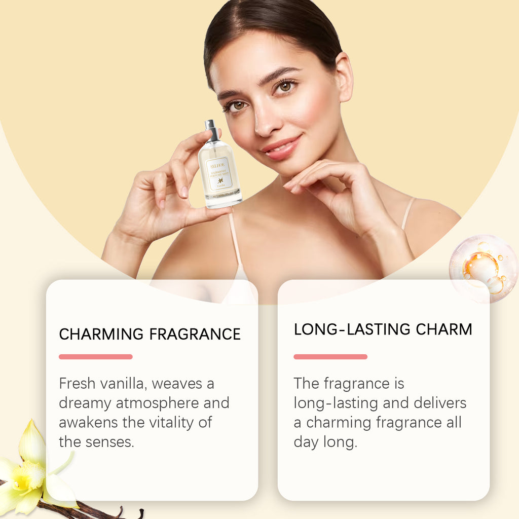 Vanilla Body & Hair Perfume Spray - Long-Lasting Floral Fragrance