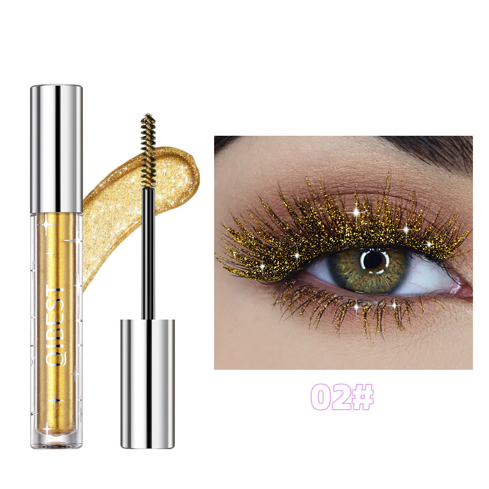 Violet Glitter Mascara - Thick Curling Lash Extension