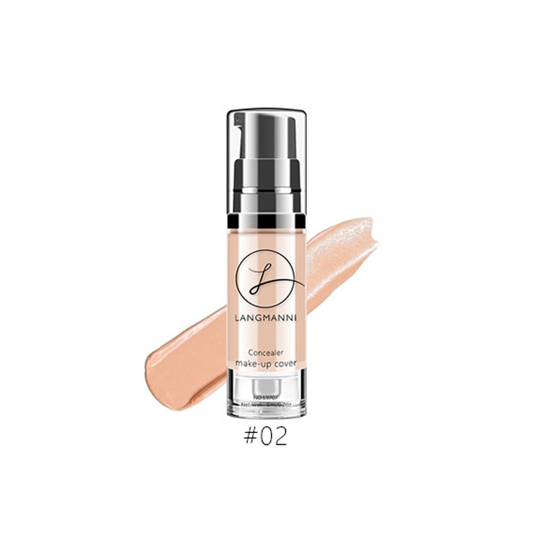 Waterproof Liquid Foundation Concealer - Full Coverage 6ml
