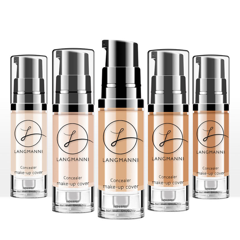 Waterproof Liquid Foundation Concealer - Full Coverage 6ml