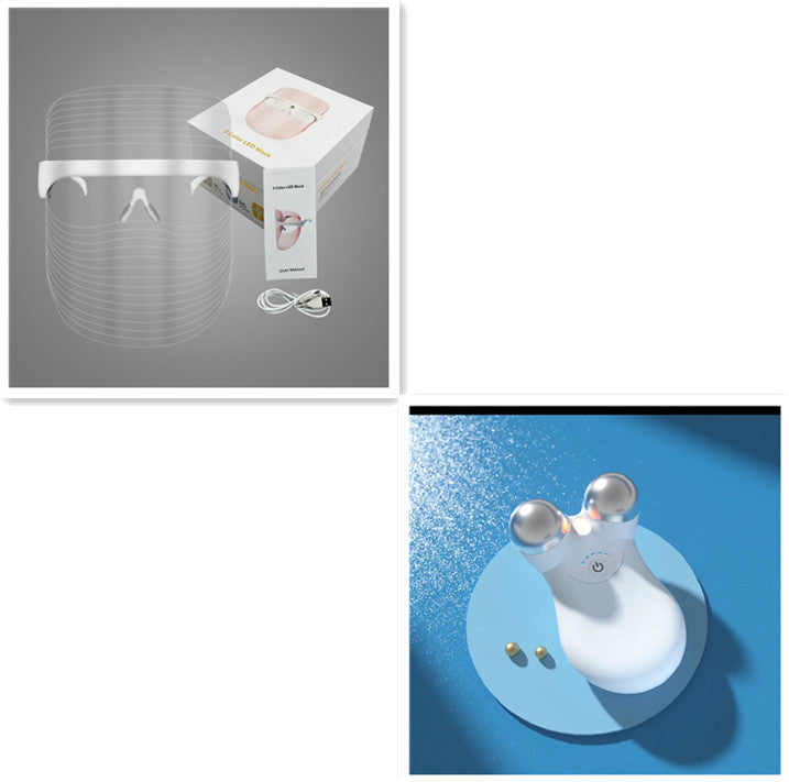 LED Light Therapy Face Mask - 3-Color Photon Treatment