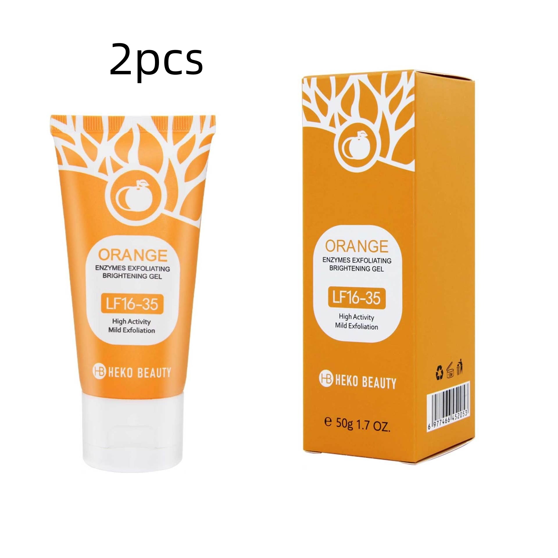 Orange Enzyme Exfoliating Gel - Gentle Facial Cleanser