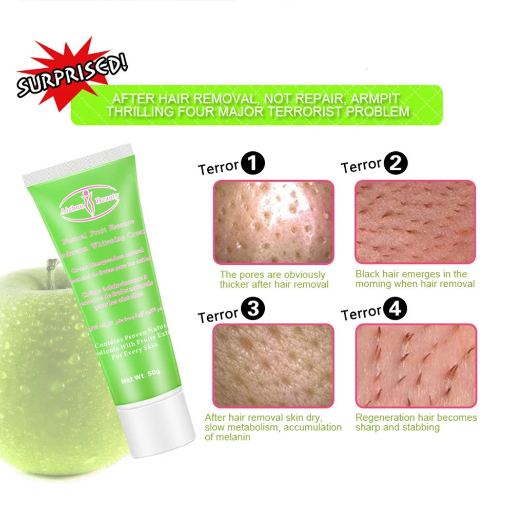 Underarm Brightening Cream with Hyaluronic Acid - Deodorant & Dark Spot Treatment