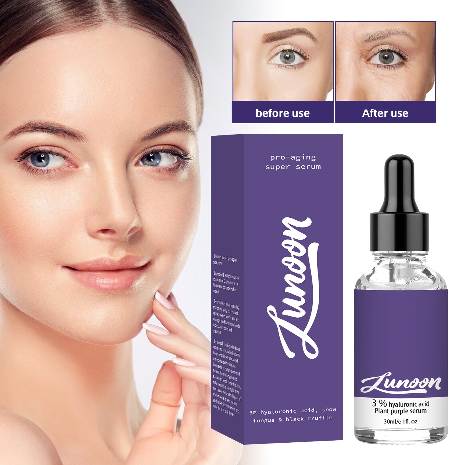Anti-Wrinkle Firming Serum 30ml - Rejuvenating Hydrating Treatment