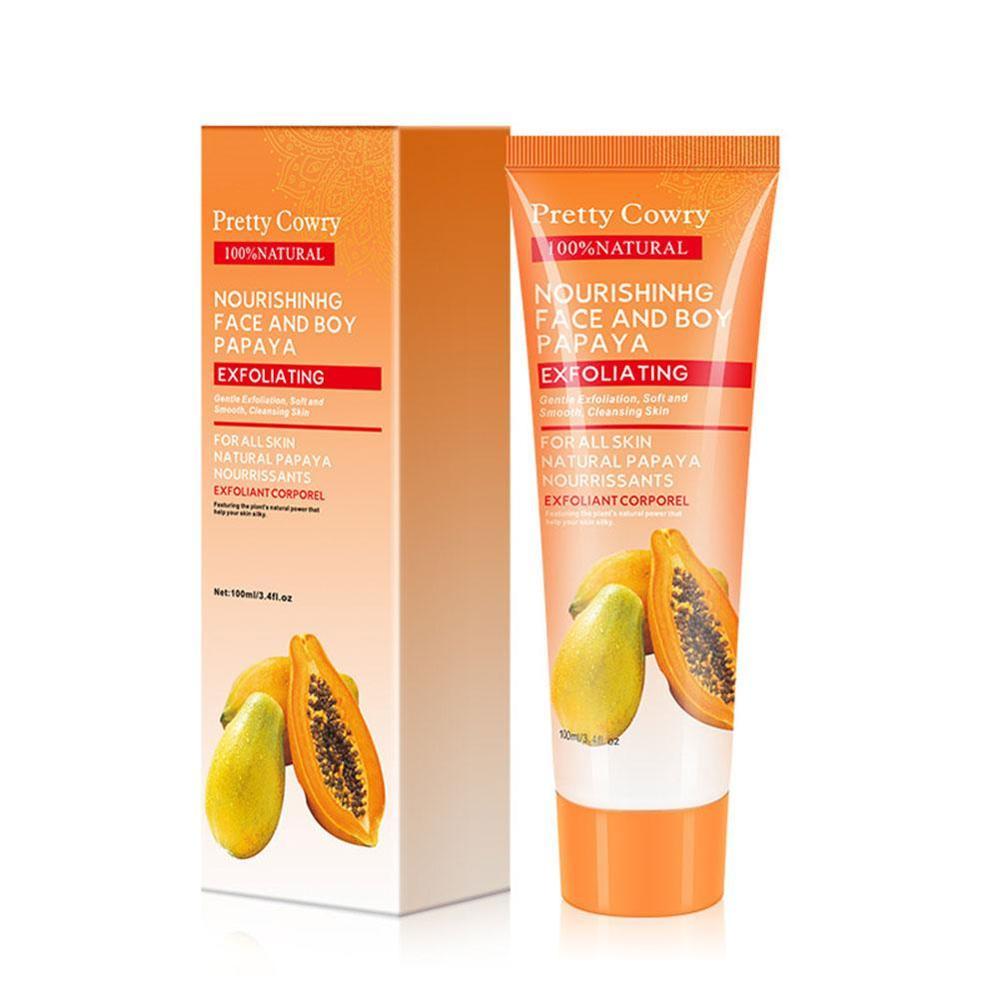 Cucumber Coconut Papaya Exfoliating Gel Cream - Face & Body Cleanser