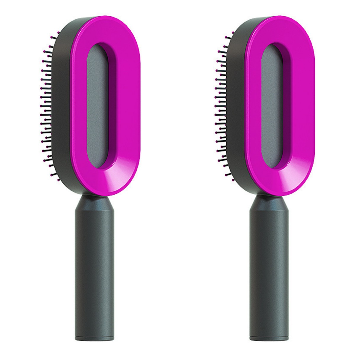 Self-Cleaning Hair Brush - Scalp Massage Detangling Brush for Hair Growth