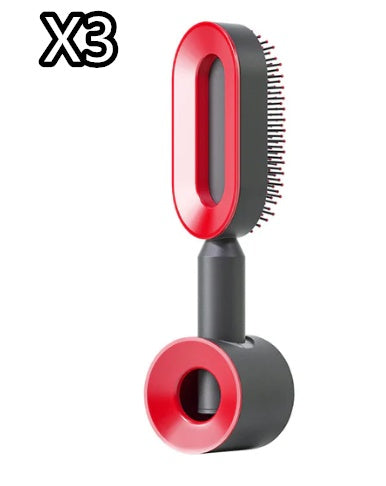 Self-Cleaning Hair Brush - Scalp Massage Detangling Brush for Hair Growth