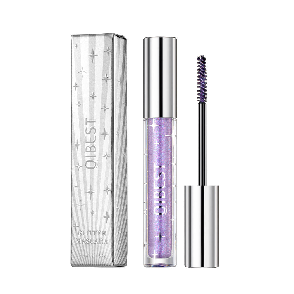 Violet Glitter Mascara - Thick Curling Lash Extension