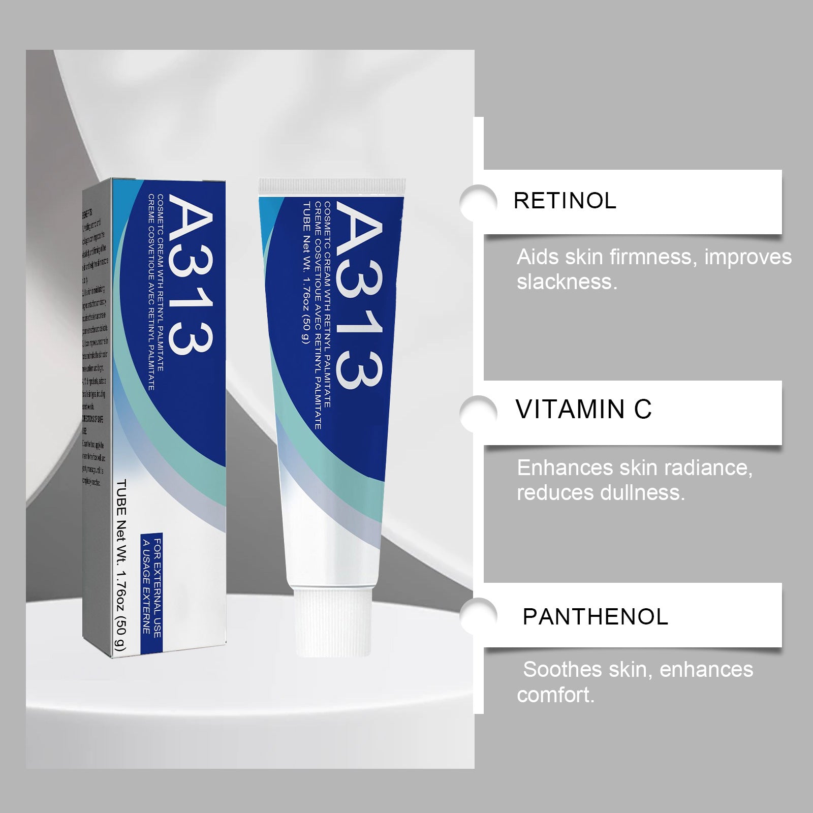 Retinol Night Cream - Anti-Aging Moisturizer with Vitamin C & Collagen