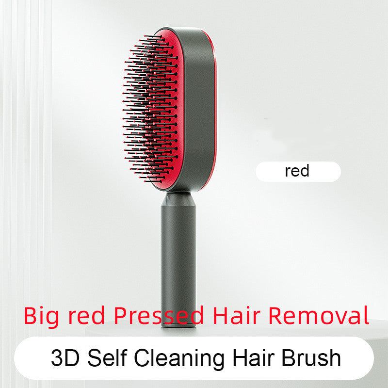 Self-Cleaning Hair Brush - Scalp Massage Detangling Brush for Hair Growth