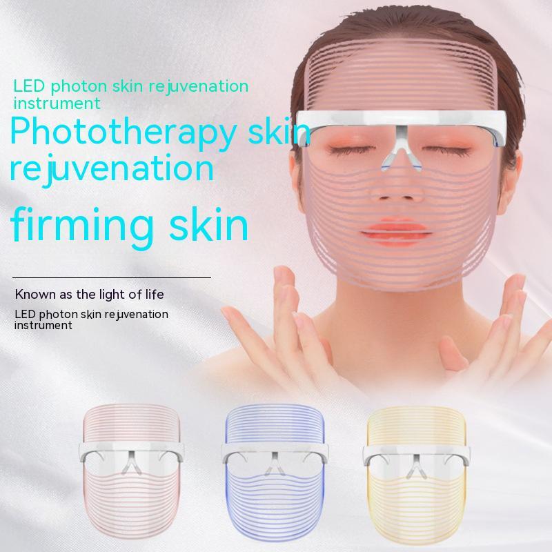 LED Light Therapy Face Mask - 3-Color Photon Treatment
