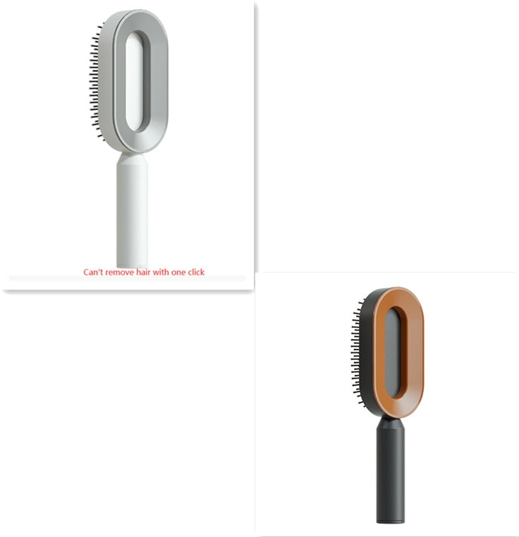 Self-Cleaning Hair Brush - Scalp Massage Detangling Brush for Hair Growth