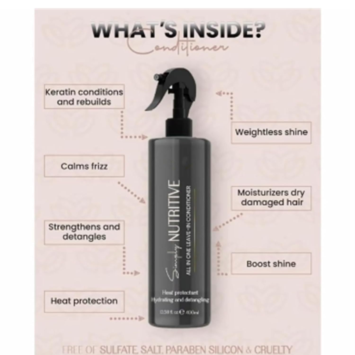 Leave-In Hair Conditioner - Moisturizing Gloss Treatment