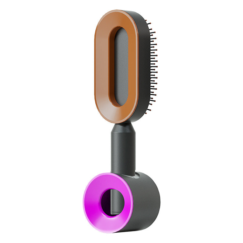 Self-Cleaning Hair Brush - Scalp Massage Detangling Brush for Hair Growth