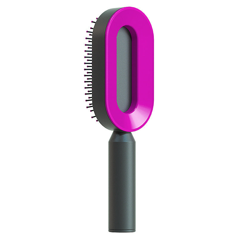 Self-Cleaning Hair Brush - Scalp Massage Detangling Brush for Hair Growth