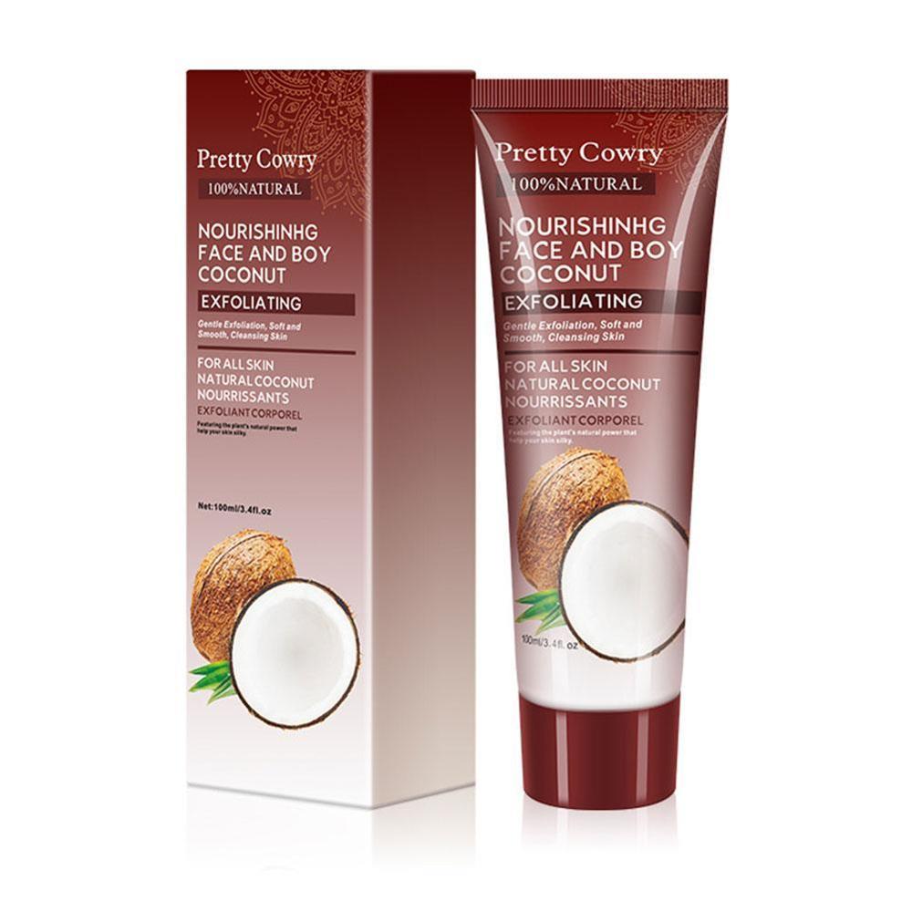 Cucumber Coconut Papaya Exfoliating Gel Cream - Face & Body Cleanser